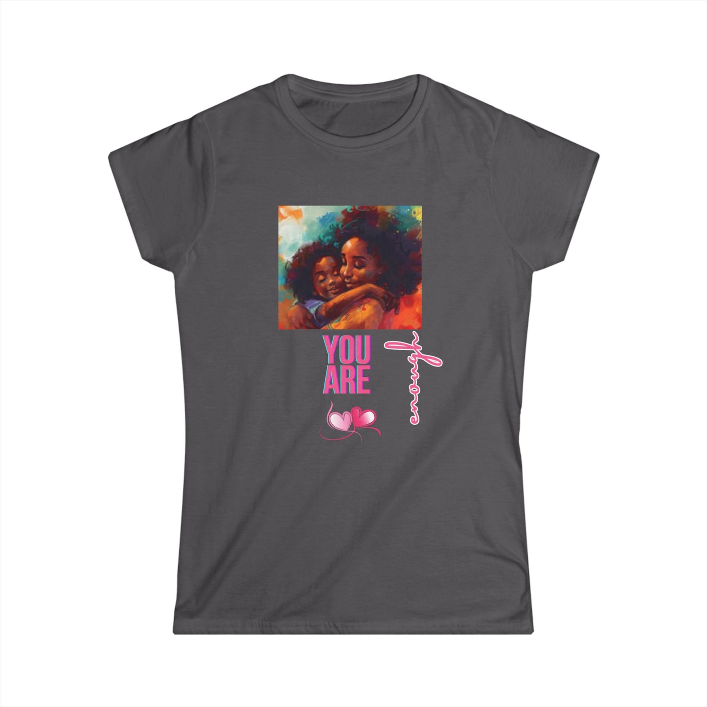 Empowering Women's Softstyle Tee - 'You Are Enough' Design