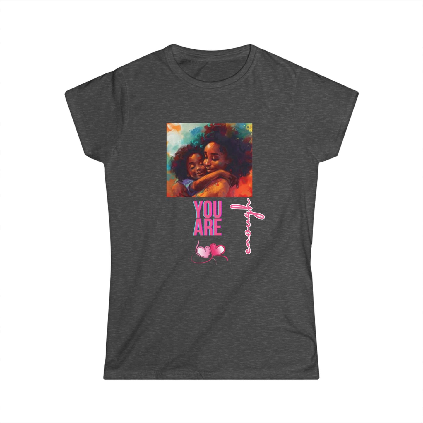 Empowering Women's Softstyle Tee - 'You Are Enough' Design